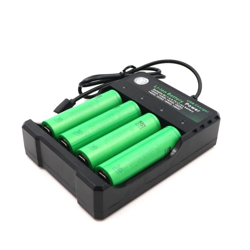4 шт. Fikid 3,7 в 3000 мАч литий-ионный аккумулятор 18650 для SONY us18650 vtc6 3000 мАч 18650 Аккумулятор 3,7 в+ 1 шт. зарядное устройство