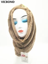 

VICBOND Hot sale optional colours with decorative flower cotton scarf shawl pashmina women Muslim hijab simple generous10pcs/lot