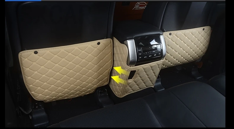 Защитный чехол на заднее сиденье для Toyota LAND CRUISER PRADO 2010 2018|Хромирование| |