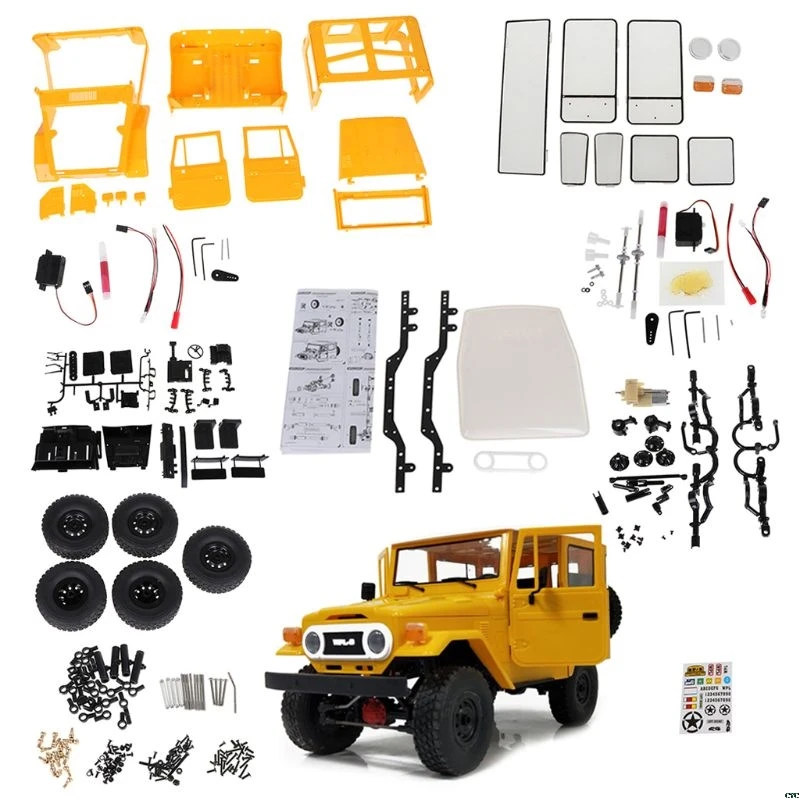 WPL C34 KIT/WPL C34 KIT версия 1:16 FJ40 4WD альпинистский внедорожник Грузовик пульт дистанционного управления автомобиля DIY аксессуары