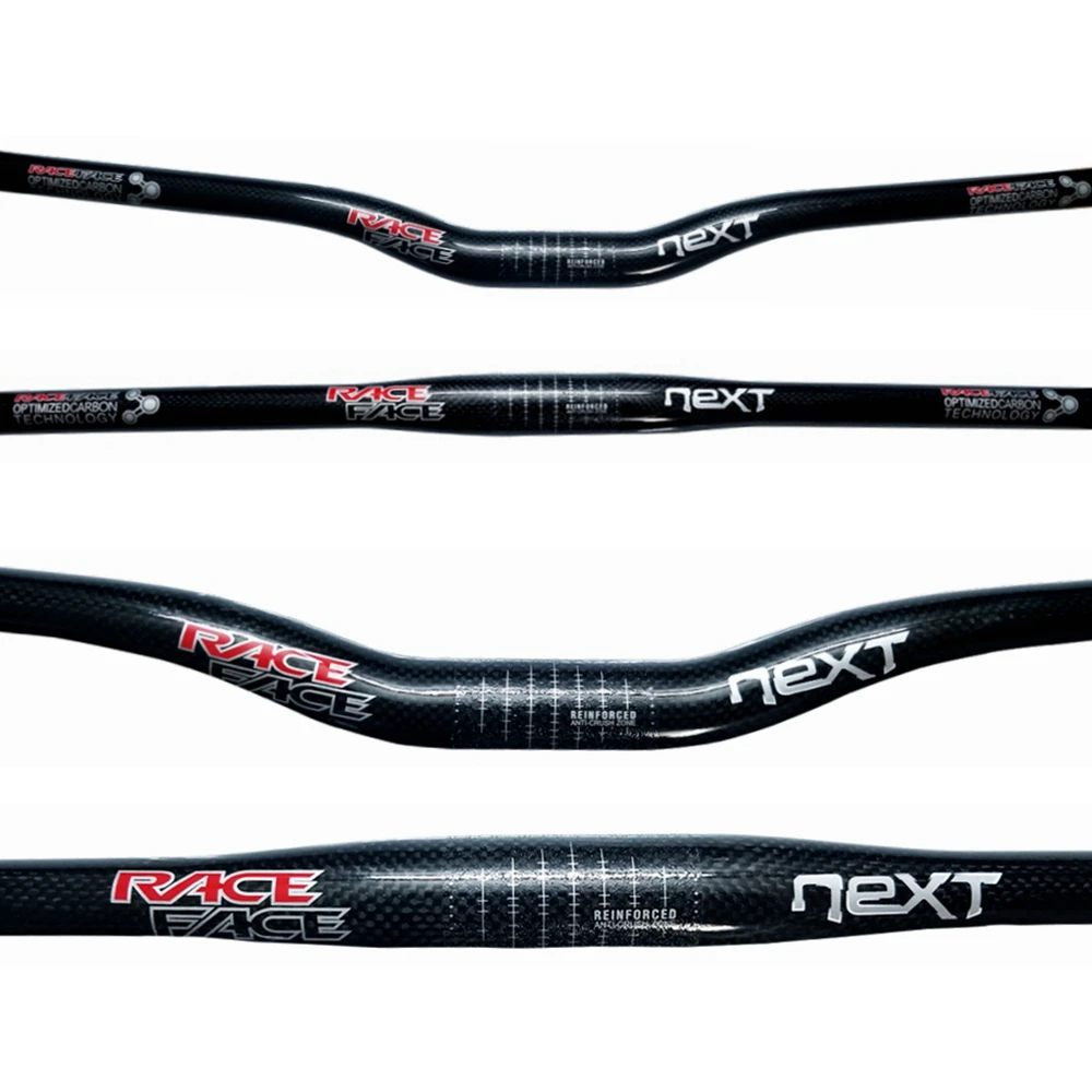 

Race Face Next Glossy 3K Carbon Handlebar Flat/Rise Bicycle Handlebar Mountain Bike 31.8*600/620/640/660/680/700/720/740/760mm