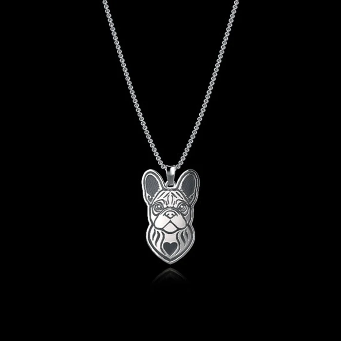 Handmade French Bulldog Jewelry pendant and necklace. Great for all the Dog, Puppy, and Pet Lovers