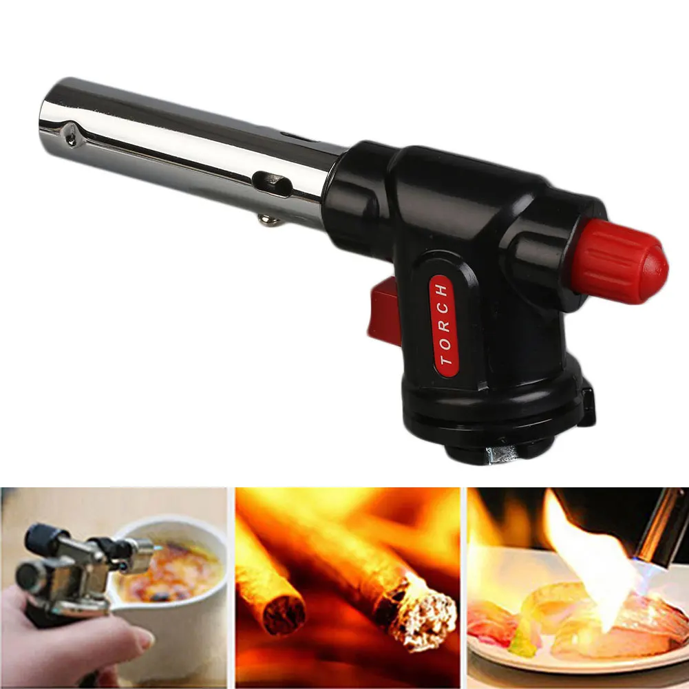 

Camping Cookware Baking Torch Butane Fire Maker Outdoor Gas Burner Portable Stainless Steel Mini Drop Shipping