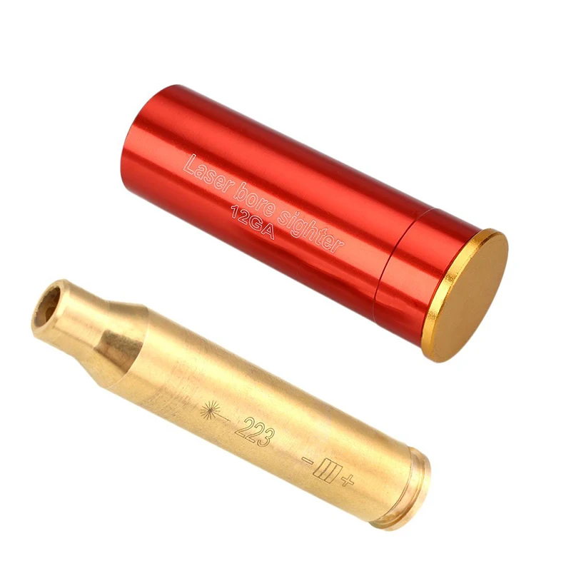 

2018 Hunting Laser Bore Sighter Boresighter 12GA/ 243 7mm-08 / 308 /.223Rem/ 9mm Caliber Cartridge Sight Laser For Rifle