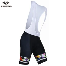 Siilenyond лайкра быстросохнущие велосипедные Шорты нагрудники Велосипедный спорт удобный гель 3D Coolmax мягкий велошорты Ropa Ciclismo