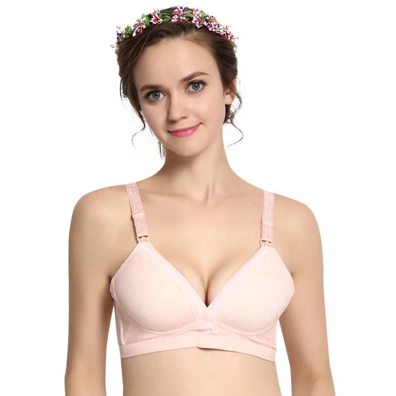 Maternity Nursing Bra Breastfeeding Pregnancy Wire Free Nurse Bras