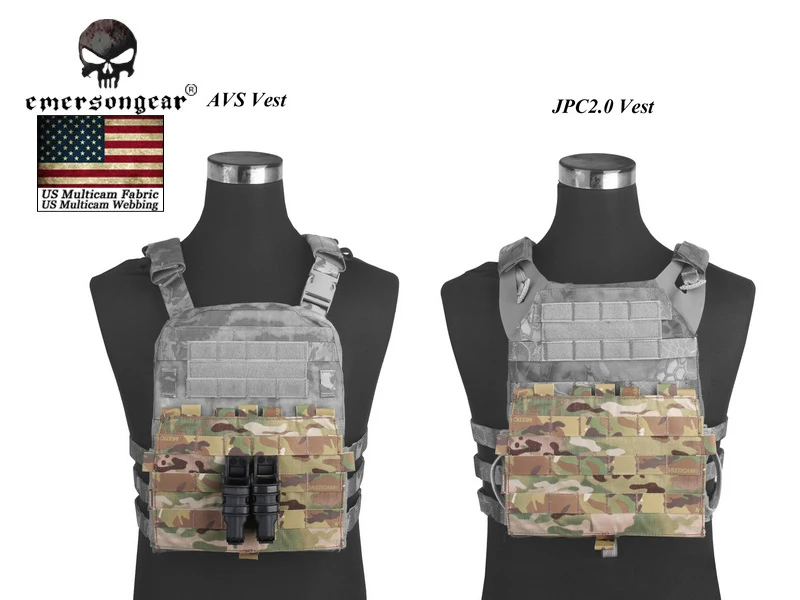 EmersonGear MOLLE Panel For:AVS JPC2.0 VEST Hunting Vests accessories Multicam Black EM9288