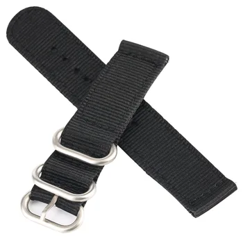 

20MM Nylon Watch Strap Pin Buckle Durable Replacement Watch Band Simple Watch Strap BD017 Watchband