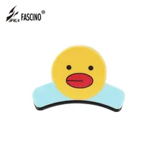2018 New Fashion Acrylic Hair Claws Clips Hair Accessories Yellow Duck Hair Hairpin For Woman Girls Animal Pattern Hairpin Tiara hairpin lace entry tutorial crochet hairpin pattern style pattern daquan hand knitted practical stitch technique woven books