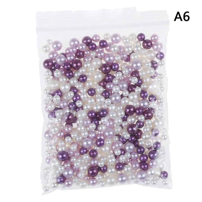 15g Fishbowl Beads Slime Supplies DIY Glitter Pearls Slime Filler Fluffy Decoration Color Gradient Slime Accessories - Цвет: 6