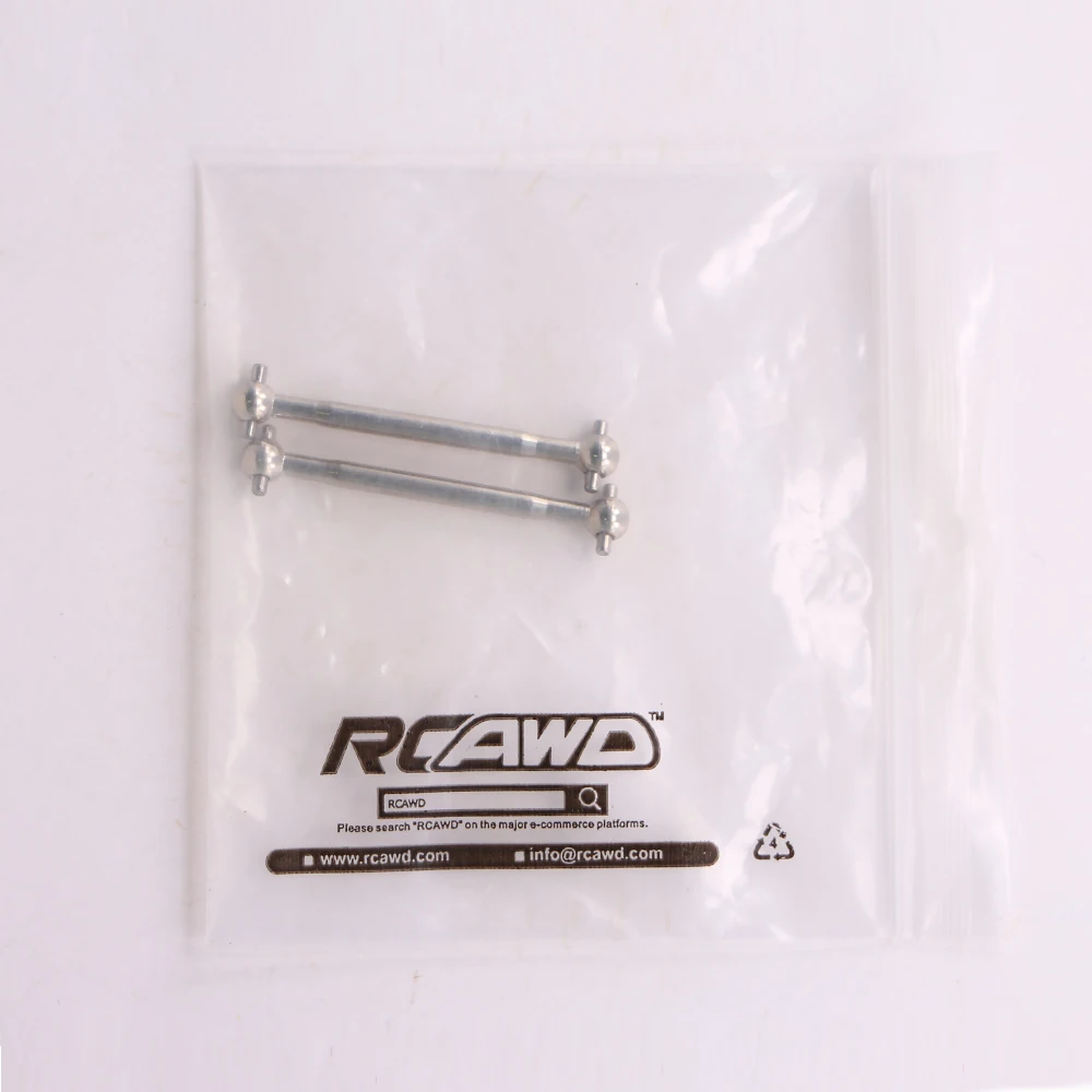 2PCS RCAWD 50.5mm Dogbone Drive Shaft Axle For Rc Hobby Car 1/10 Hpi Rs4 Universal Drive RS4018 116034 113714 Parts 6