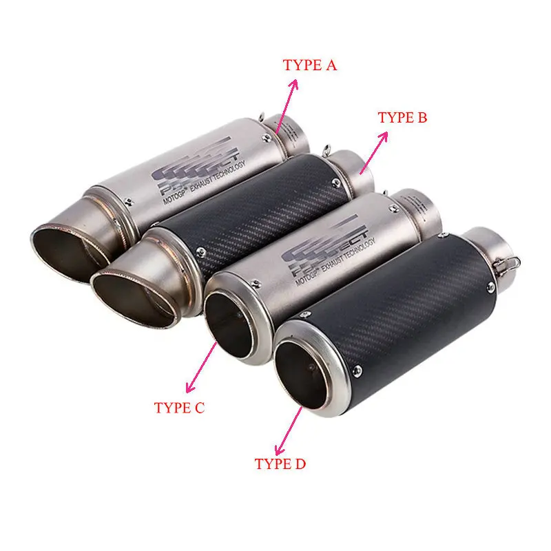 Mokali 61mm 51mm Inlet Diameter Exhaust Pipe For Motorcycle Good