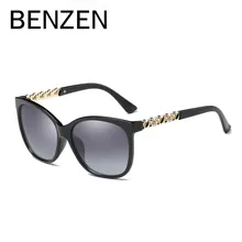 BENZEN, роскошные, стразы, поляризационные солнцезащитные очки для женщин, дизайнерские, классические, солнцезащитные очки для женщин, для девушек, оттенки, очки с коробкой, 6378