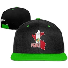 Мужская и женская перуанская бейсболка с картой прайда Перу, винтажная хлопковая кепка таксиста