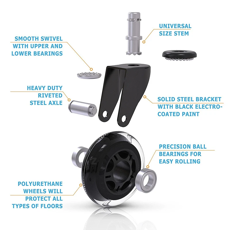 Office Chair Caster Wheels-10