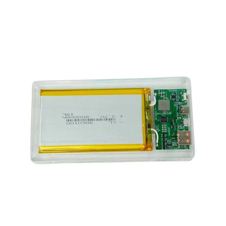 

Transparent Power Supply Bank QC 3.0 Fast Charging Large Capacity Virtual Multi-output Science Experiment DIY Tool