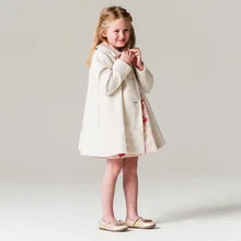 Bébé Enfants Fille Enfant Coupe-Vent De Laine Outwear Manteau Enfants Enfant Automne Hiver chaud Veste Vêtements
