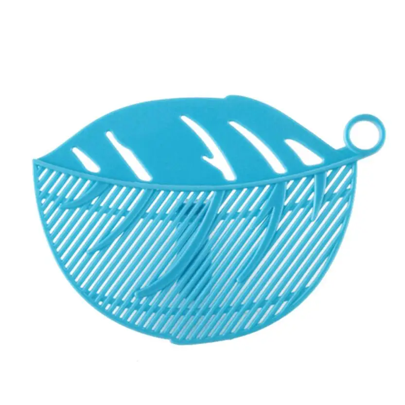1 шт. Прочный инструмент для очистки риса чистая форма листа промывка риса сито чистящий гаджет кухонные зажимы инструмент - Цвет: Blue