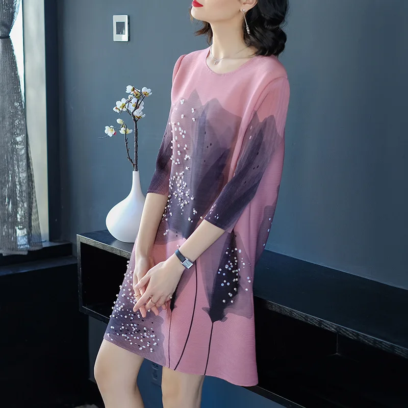 Женское платье с цветочным принтом летнее свободное до 45 80 кг|floral print dress|summer dressprint