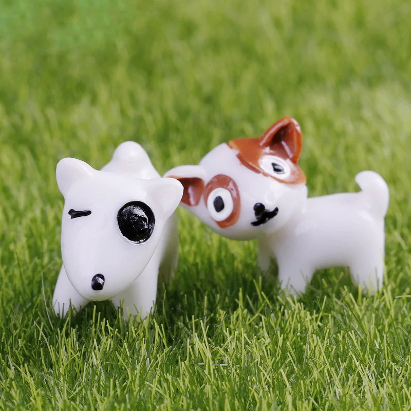 mini plastic dog figurines