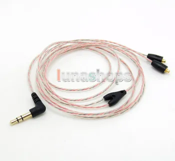 LN004448 OFC Soft Skin Earphone Cable For Shure se535 Se846 Ultimate UE900 earphone LN004448 OFC Soft Skin Earphone Cable For Shure se535 Se846 Ultimate UE900 earphone