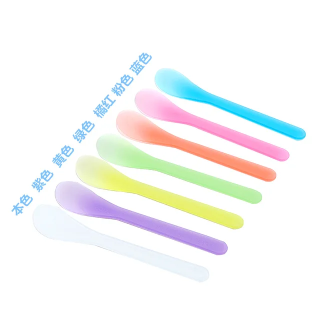 Special Offers DIY 100pcs/lot Facial Beauty Mask Spoon Mini Cosmetic Spatula Scoop Disposable Mask Spoon Makeup Tools Accessories 12.4cm Special Offers DIY 100pcs/lot Facial Beauty Mask Spoon Mini Cosmetic Spatula Scoop Disposable Mask Spoon Makeup Tools Accessories 12.4cm