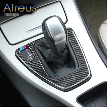 

Car-Styling For 3 series 2005-2012 bmw e90 e92 Carbon Fiber Sticker Decorative Cover trim Strip for Car Control Gear Shift Panel