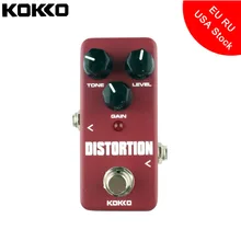 KOKKO FDS2 Mini and Portable Aluminum Alloy Distortion Pedal Portable Guitar Effect Pedal Guitar Parts & Accessories
