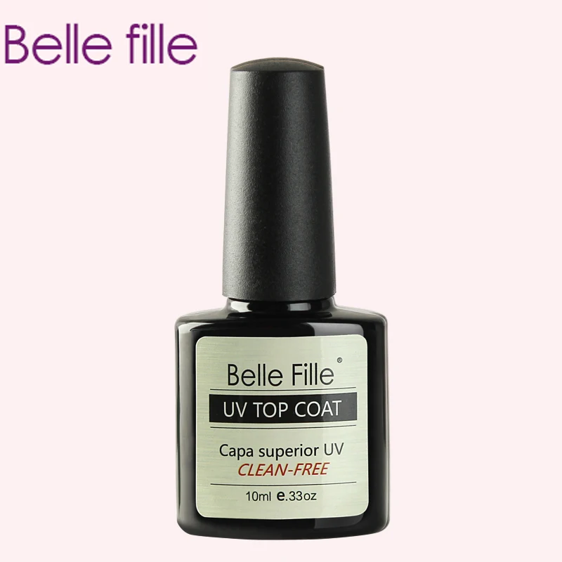 Belle FILLE УФ светодиодный гель основа матовое верхнее покрытие замочить от
