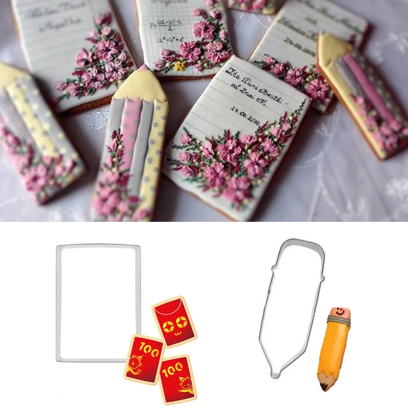 pen book cookie cutter