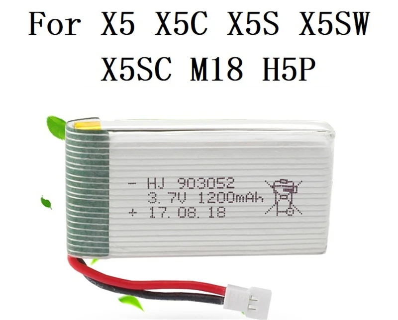 6 шт./компл. 3,7 v 1200mAh с Зарядное устройство блоки для SYMA X5 X5C X5SC X5SH X5SW Дрон Quodcopter запасной литий-полимерный Бэтти Запчасти 3,7 v