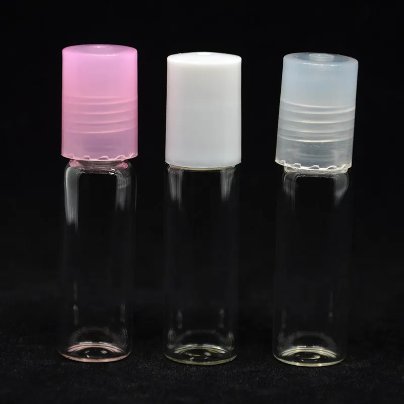 10ml Empty glass Roll on Bottles 10cc Transparent Glass Roller Ball