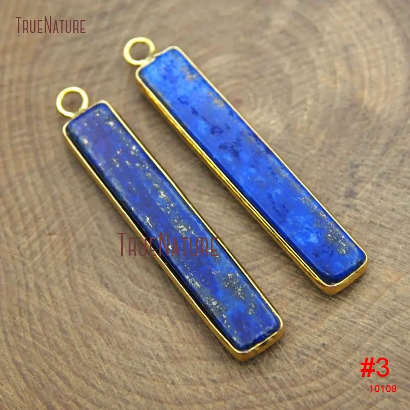 20180111-PM10110- Gold Plating Rectangular Pendant Mix Material Pendant_3