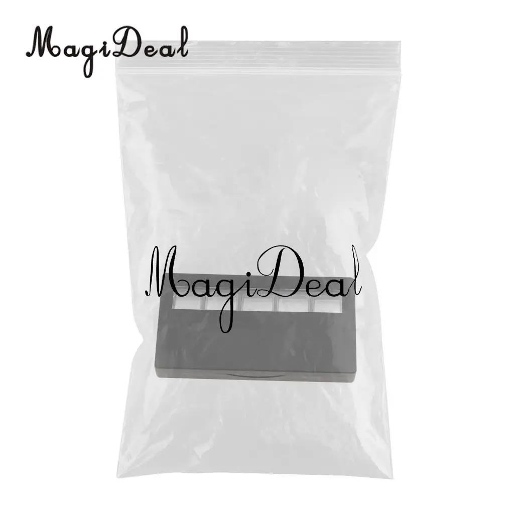 MagiDeal Empty Makeup Palette Powder Eyeshadow Blush Lip Gloss DIY  Case with Mirror 5 Slots Powder Refill Makeup Palette