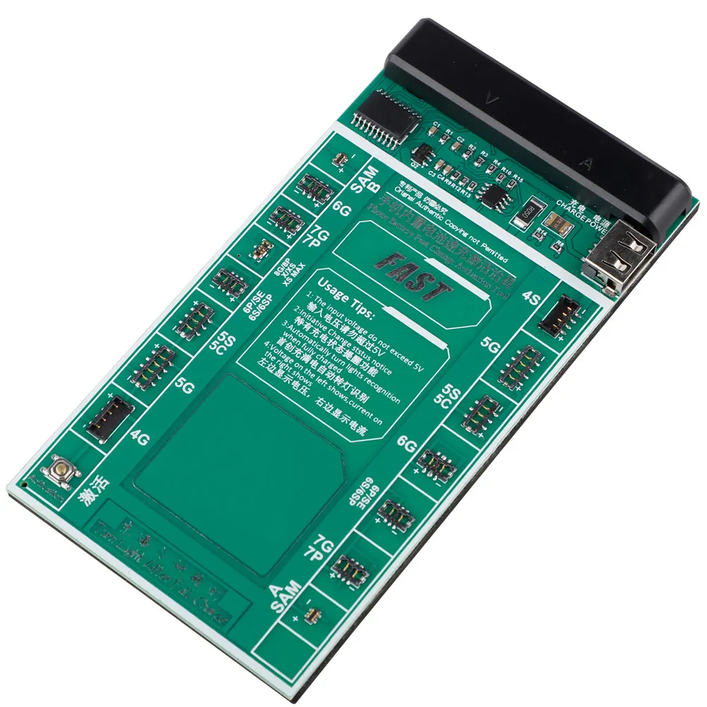 

New Sale For iPhone 8 8 Plus x 7P 7 6S 6 5 5S 4 And Samsung Battery Fast Charging and Activation Board