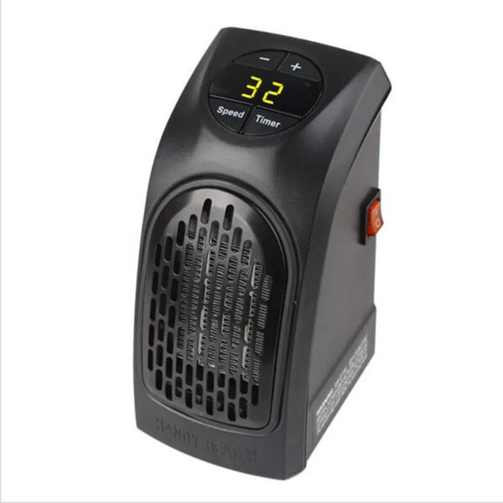 Alloet 400 Вт Электрический обогреватель маленький вентилятор для обогрева настольного дома стены удобный обогреватель радиатора машина для зимы