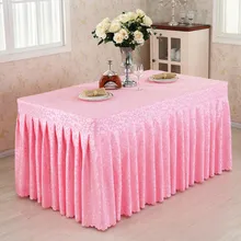 Заказной Конференц-стол, юбка, прямоугольная вывеска, Настольная юбка, выставочная выставка, Настольная ткань для скатерти, крышка стола