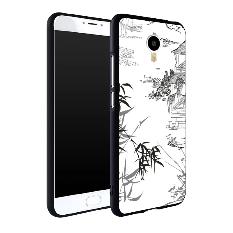 Meizu M3 Note Case Original Cover for Meizu M3 Note Case bag Cover Skin Wolf Fish Skull m3 note Fundas 100% BiNFUL 26