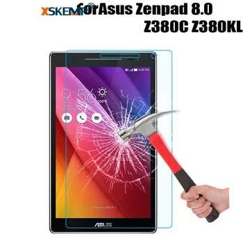 

XSKEMP 9H Ultra Clear Real Tempered Glass For ASUS ZenPad 8.0 Z380C Z380KL Tablet Scratch Proof Ultra-thin Screen Protector Film