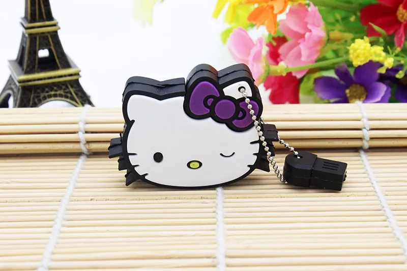 cutehello, розничная, usb флеш-накопитель hello kitty, 8 ГБ/16 ГБ/32 ГБ, прекрасный флеш-накопитель kitty, 11 стилей