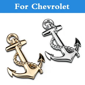 

2017 3 colors Boat Anchor Solid Car Styling stickers For Chevrolet SS Suburban Tahoe Tracker TrailBlazer Traverse Viva Volt