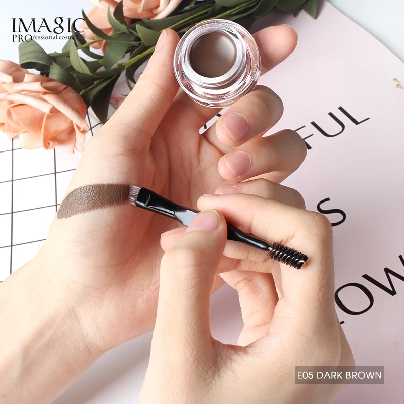 IMAGIC Professional Eyebrow Gel 6 Colors Eyebrow Enhancer Brow Enhancers Tint Makeup Eyebrow Brown With Brow Brush Tools IMAGIC Professional Eyebrow Gel 6 Colors Eyebrow Enhancer Brow Enhancers Tint Makeup Eyebrow Brown With Brow Brush Tools