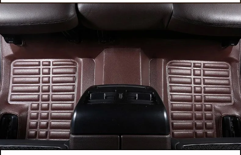 lsrtw2017 car styling leather car floor mat carpet rug for subaru xv 2012 2013 accessories