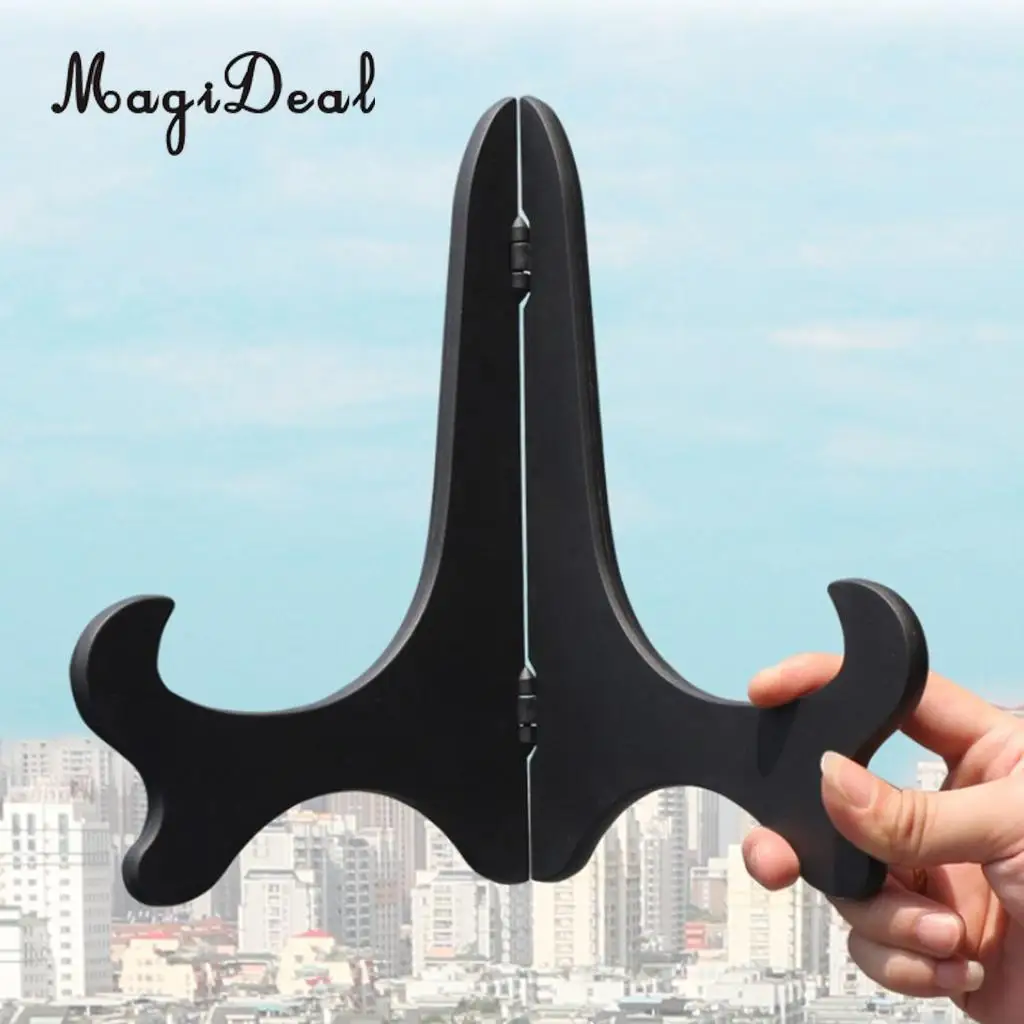 4'' 6'' 7'' 8'' 9'' 10'' 11'' Foldable Easel Stand Dish Plate Plate Photo Picture Book Display Rack Holder
