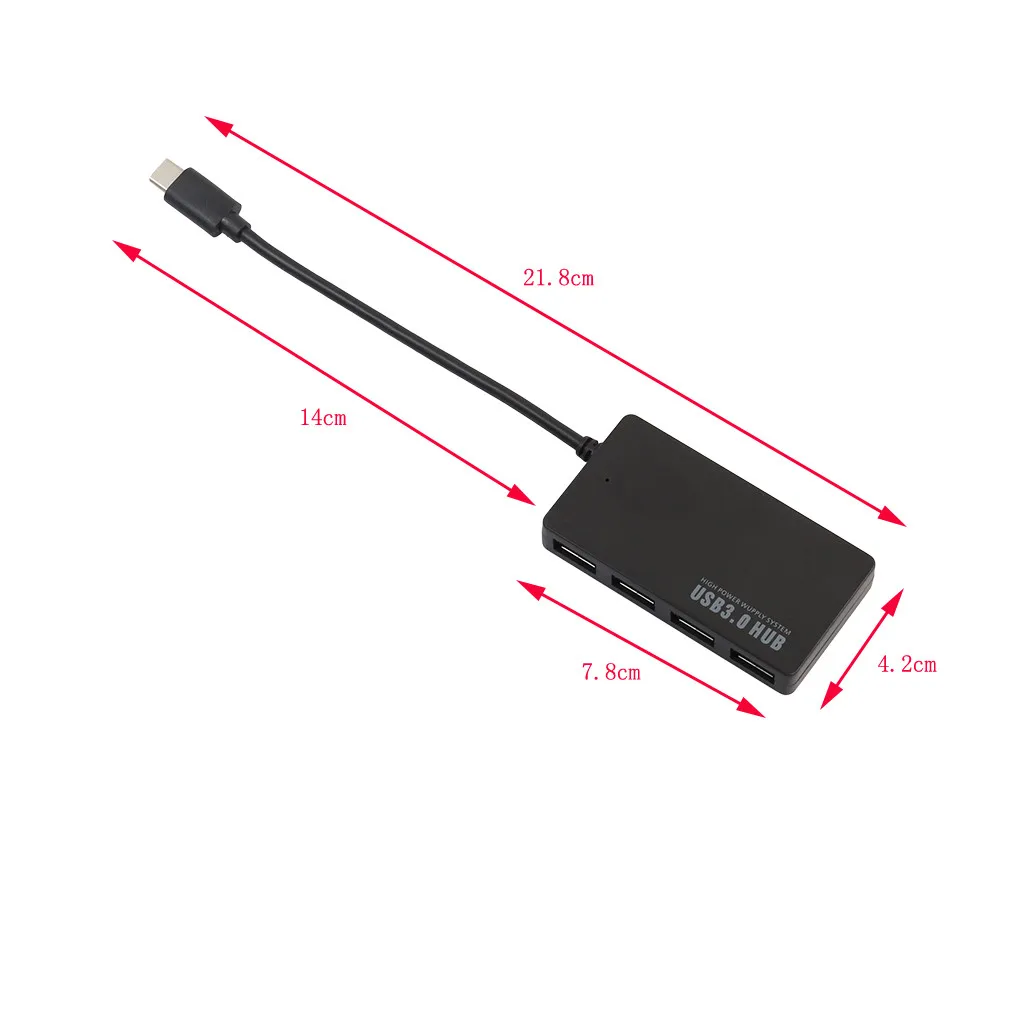 Супер Тип C к USB 3 0 зарядный концентратор адаптер 1 конвертер для Macbook Pro Поддержка