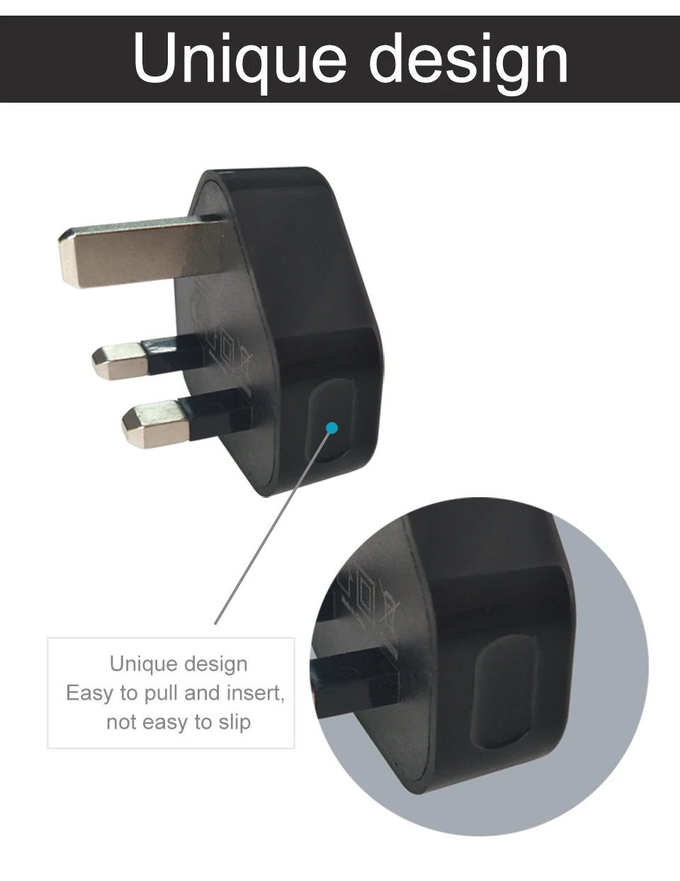5V1A USB Charging CE Certified Mobile Phone Adapter UK Conversion Plug Travel in United Kingdom Ireland Singapore Maldives (7)