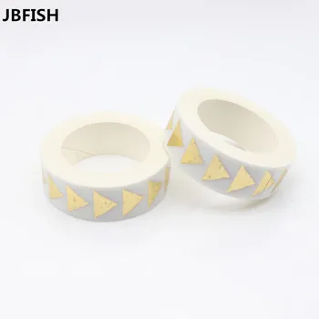 

JBFISH DIY Gold Foil Printing Washi Tape For Christmas And Halloween Dots Printing Washi Tape Decorative Masking Tape 1050