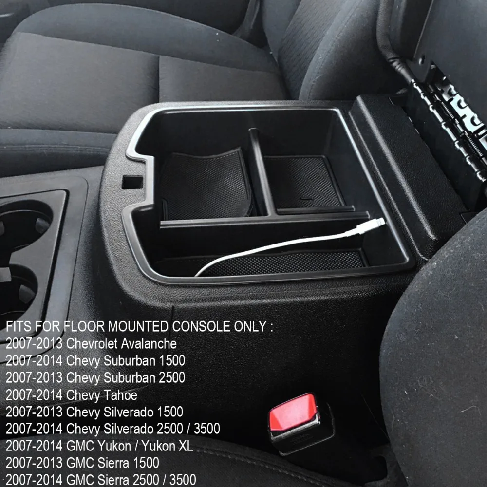 chevy avalanche center console sub box