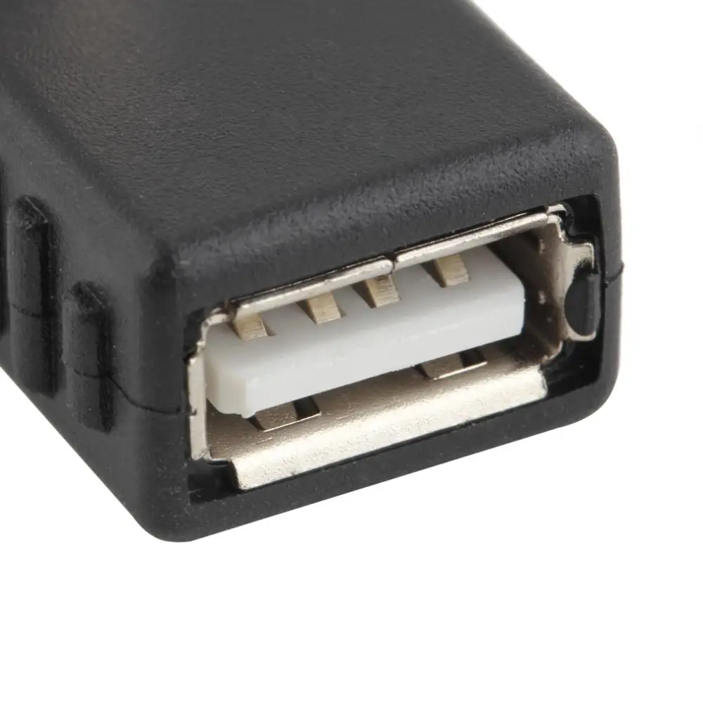 Высокое качество! 1 шт. правый угол 90 градусов USB 2,0 A переходник папа мама коннектор для портативных ПК