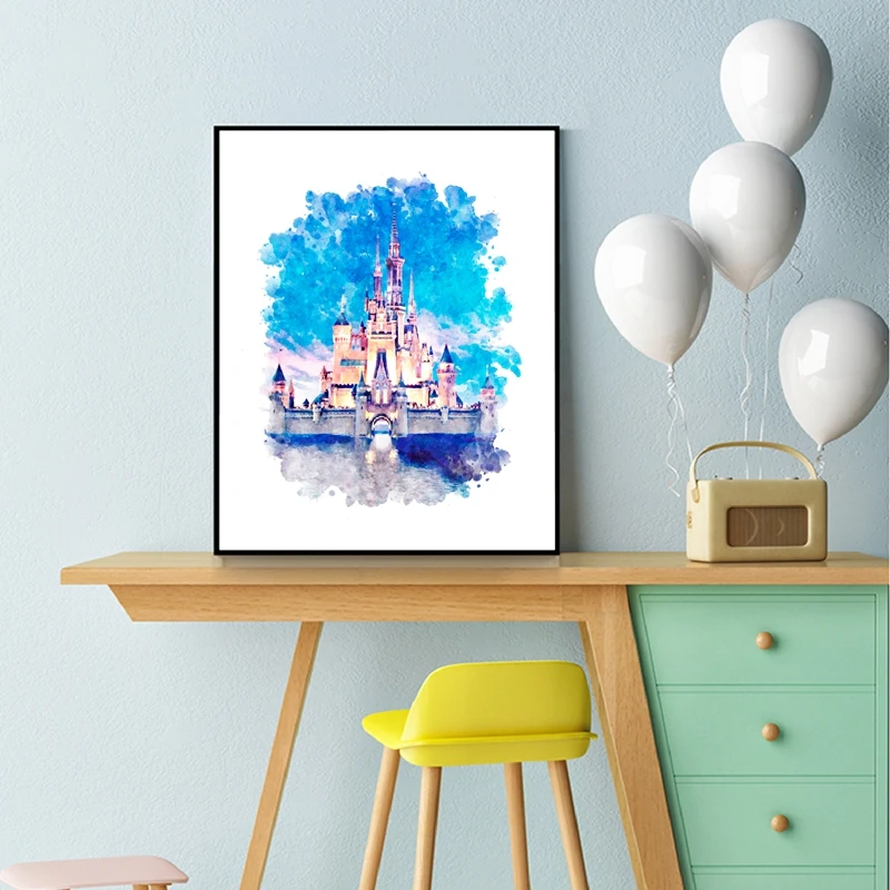 Castle Canvas Art Painting Home Decor